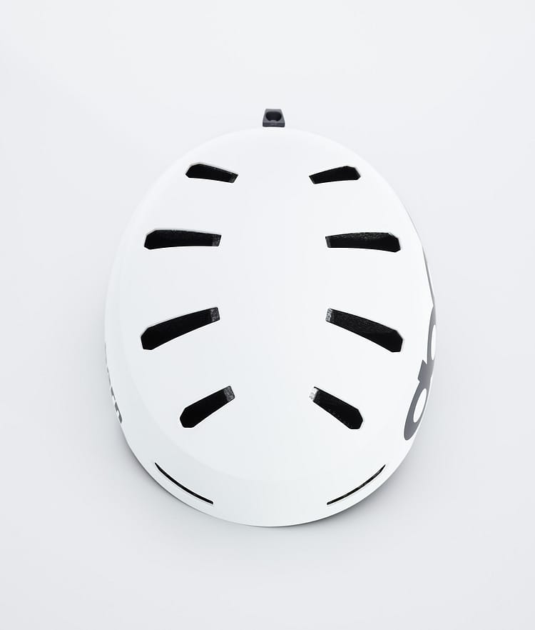 Dope Macon 2.0 Skidhjälm Classic Matte White w/ Black, Bild 4 av 8