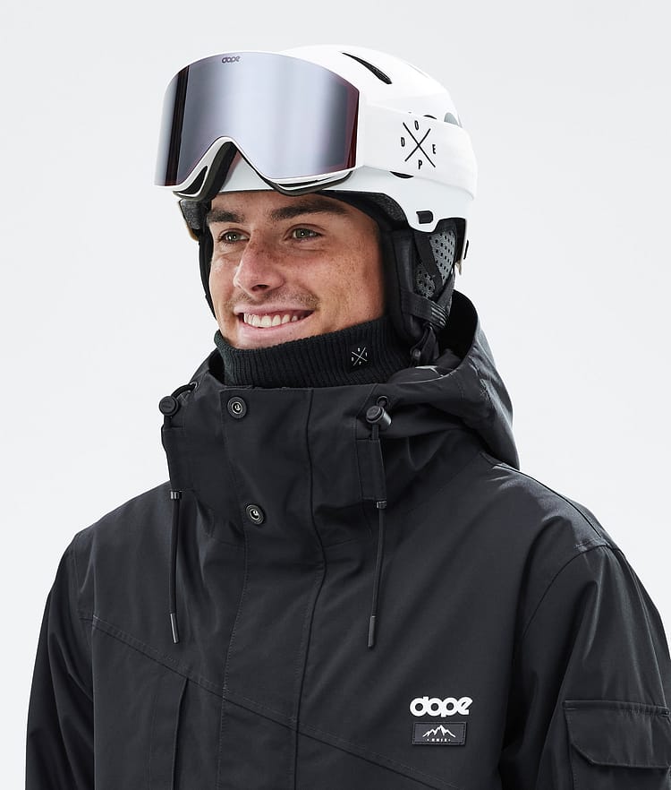 Dope Macon 2.0 Skidhjälm Classic Matte White w/ Black, Bild 7 av 8