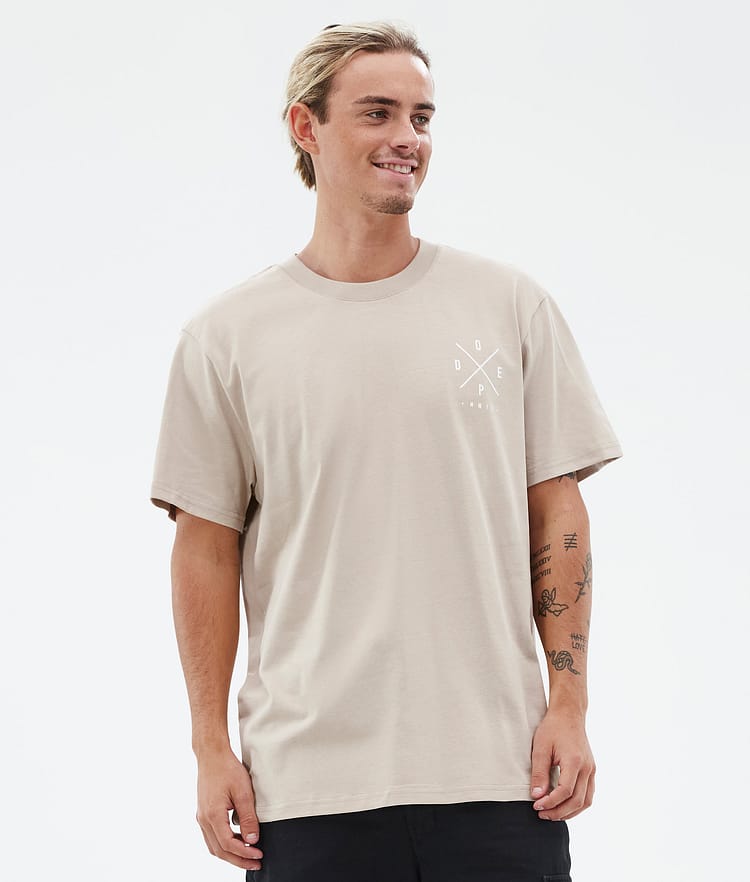 Dope Standard T-shirt Herr 2X-Up Sand, Bild 2 av 5