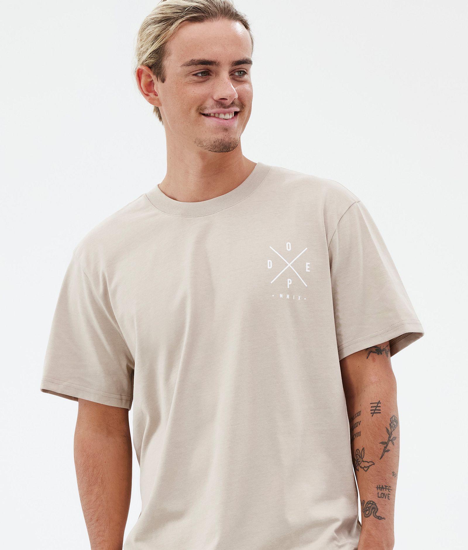 Dope Standard T-shirt Herr 2X-Up Sand, Bild 3 av 5