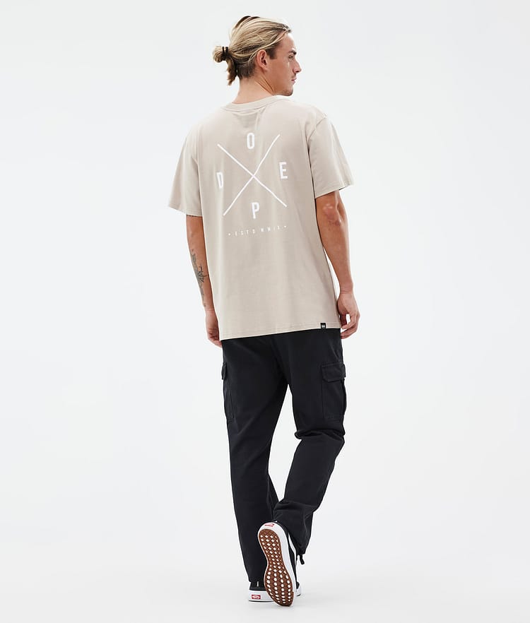Dope Standard T-shirt Herr 2X-Up Sand, Bild 4 av 5