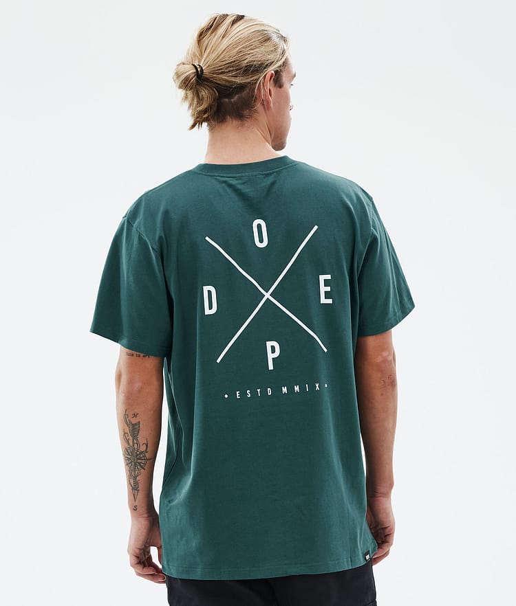 Dope Standard T-shirt Herr 2X-Up Bottle Green