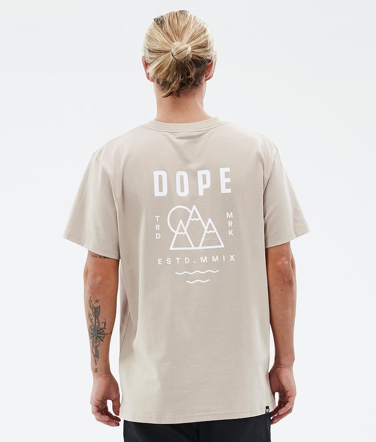 Dope Standard T-shirt Herr Summit Sand, Bild 1 av 5