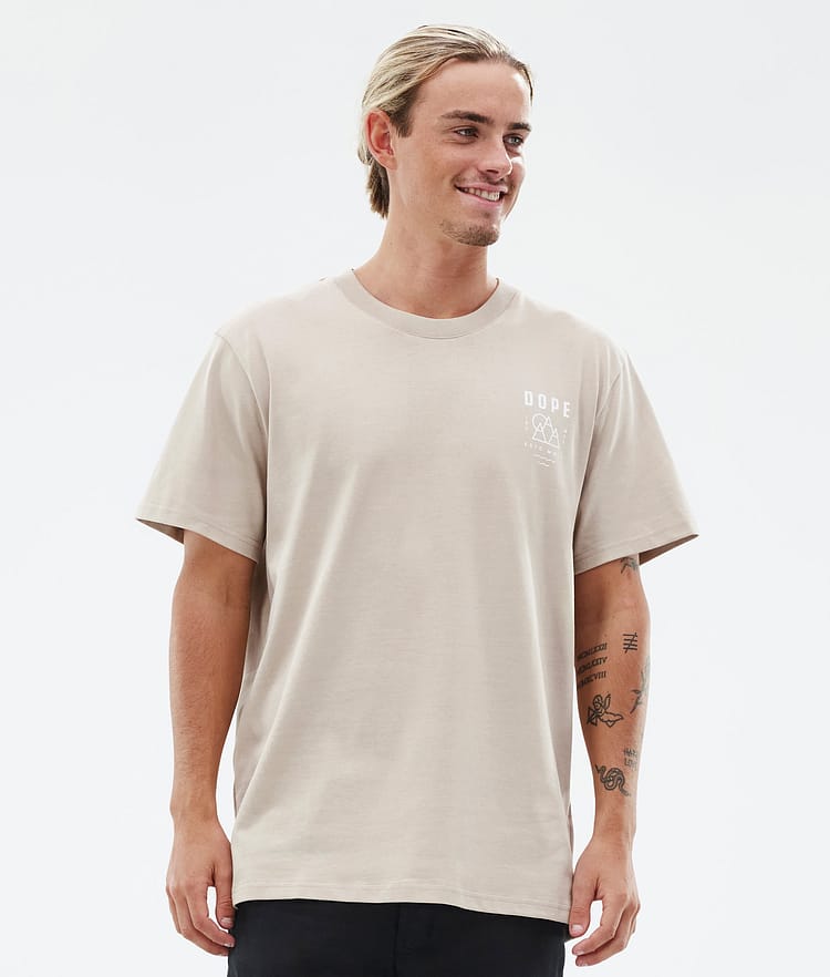 Dope Standard T-shirt Herr Summit Sand, Bild 2 av 5