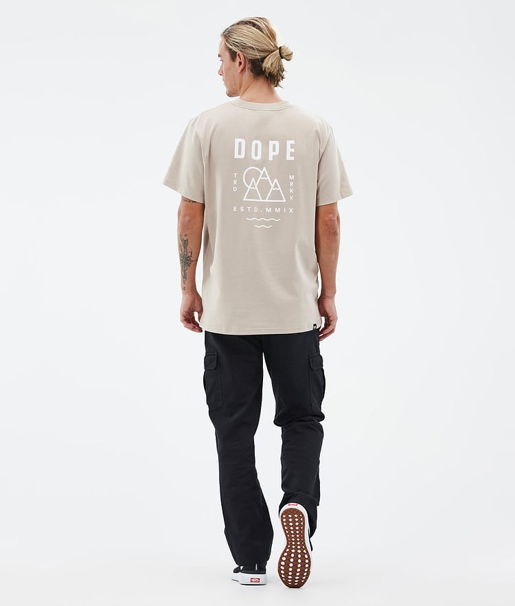 Dope Standard T-shirt Herr Summit Sand, Bild 4 av 5