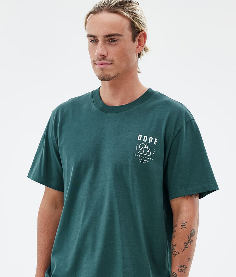 Dope Standard T-shirt Herr Summit Bottle Green, Bild 3 av 5