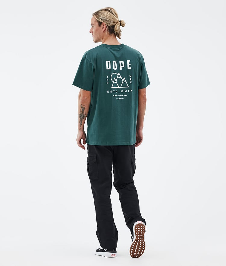 Dope Standard T-shirt Herr Summit Bottle Green, Bild 4 av 5