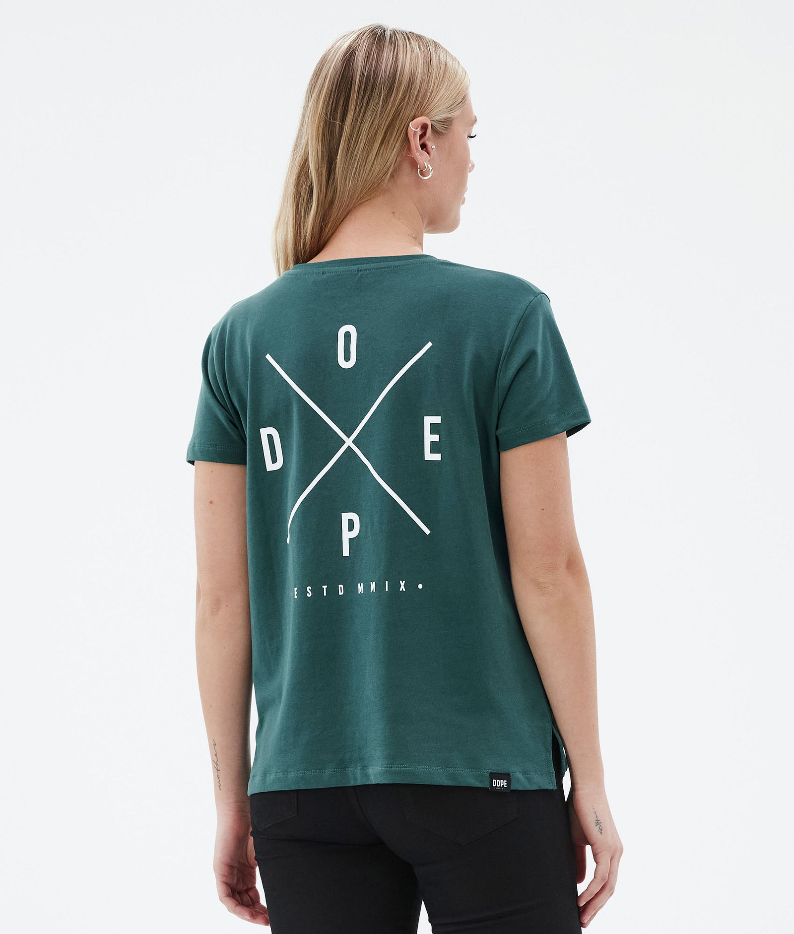 Dope Standard W T-shirt Dam 2X-Up Bottle Green