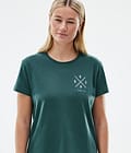Dope Standard W T-shirt Dam 2X-Up Bottle Green