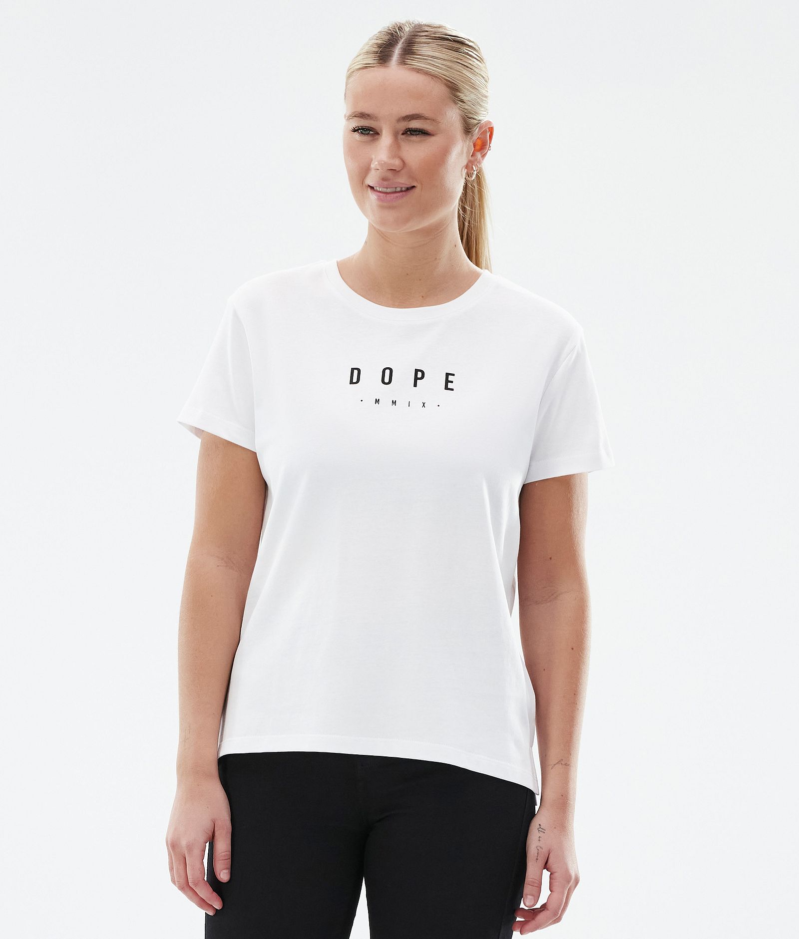 Dope Standard W T-shirt Dam Aphex White