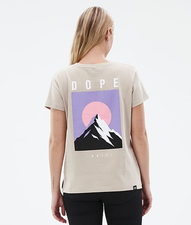 Dope Standard W T-shirt Kvinna Aphex Sand