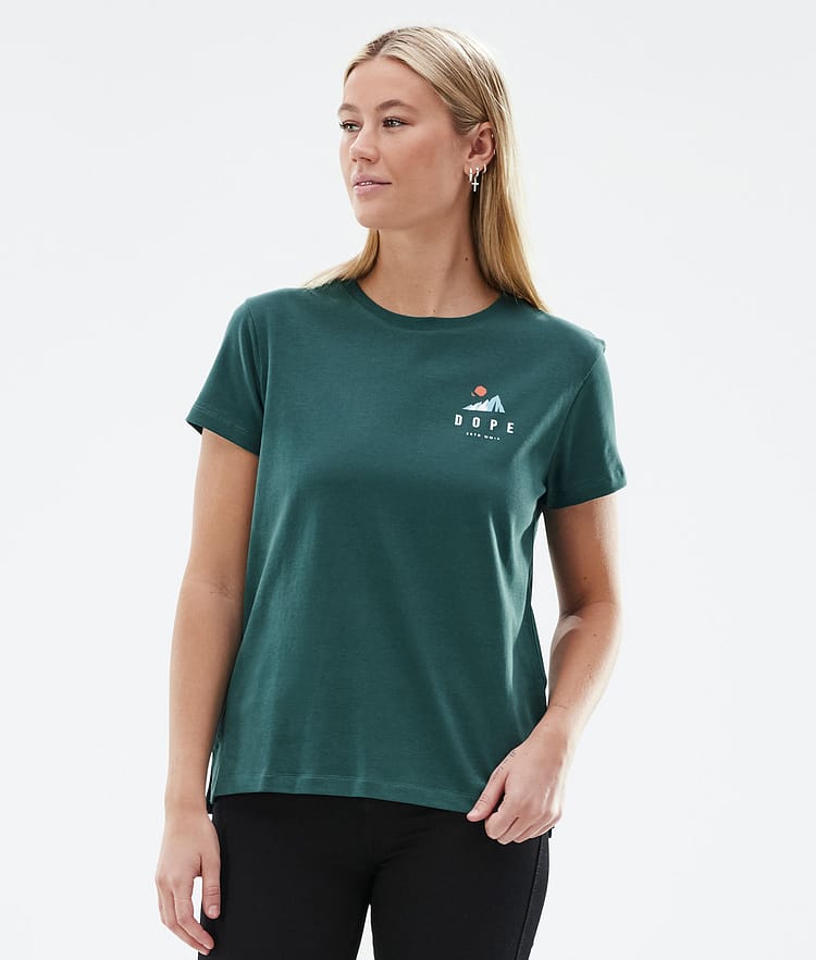 Dope Standard W T-shirt Dam Ice Bottle Green, Image 2 of 6