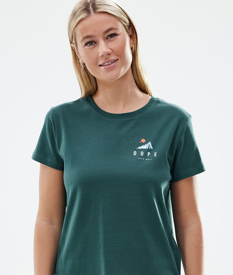 Dope Standard W T-shirt Dam Ice Bottle Green, Image 3 of 6