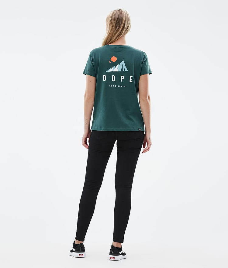 Dope Standard W T-shirt Dam Ice Bottle Green, Image 4 of 6