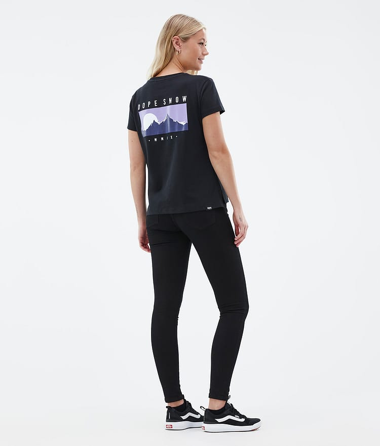 Dope Standard W T-shirt Dam Silhouette Black