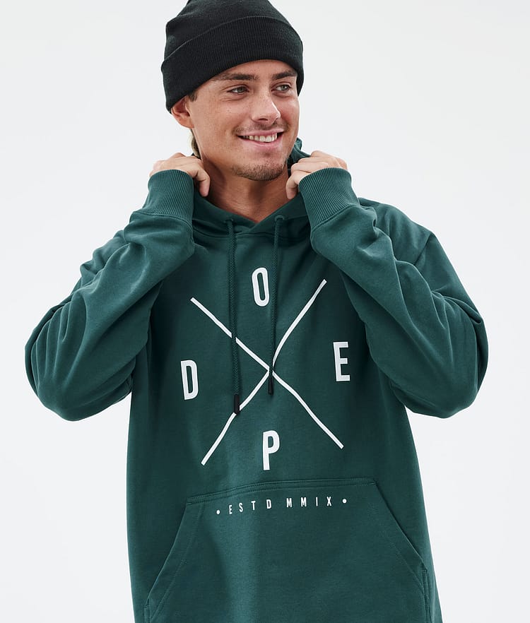 Dope Common Hood Herr 2X-Up Bottle Green, Bild 2 av 7