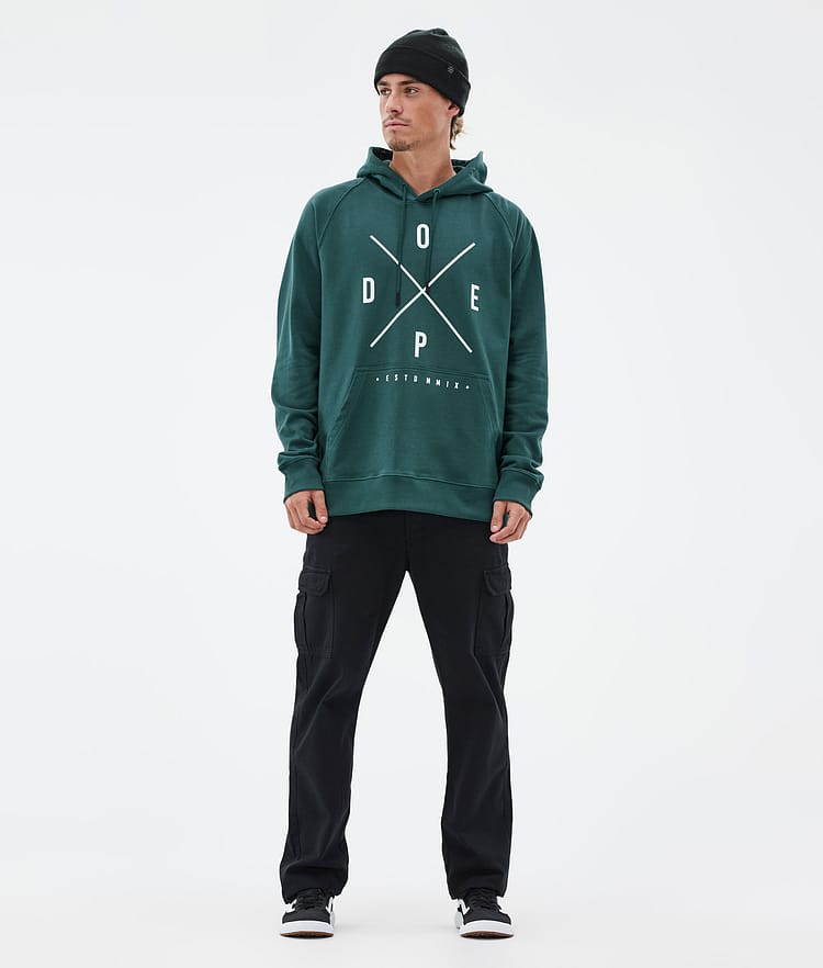 Dope Common Hood Herr 2X-Up Bottle Green, Bild 3 av 7