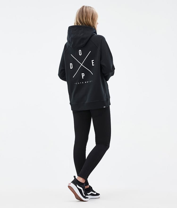 Dope Common W Hood Dam 2X-Up Black, Bild 4 av 7