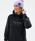 Dope Common W Hood Dam Silhouette Black, Bild 3 av 7