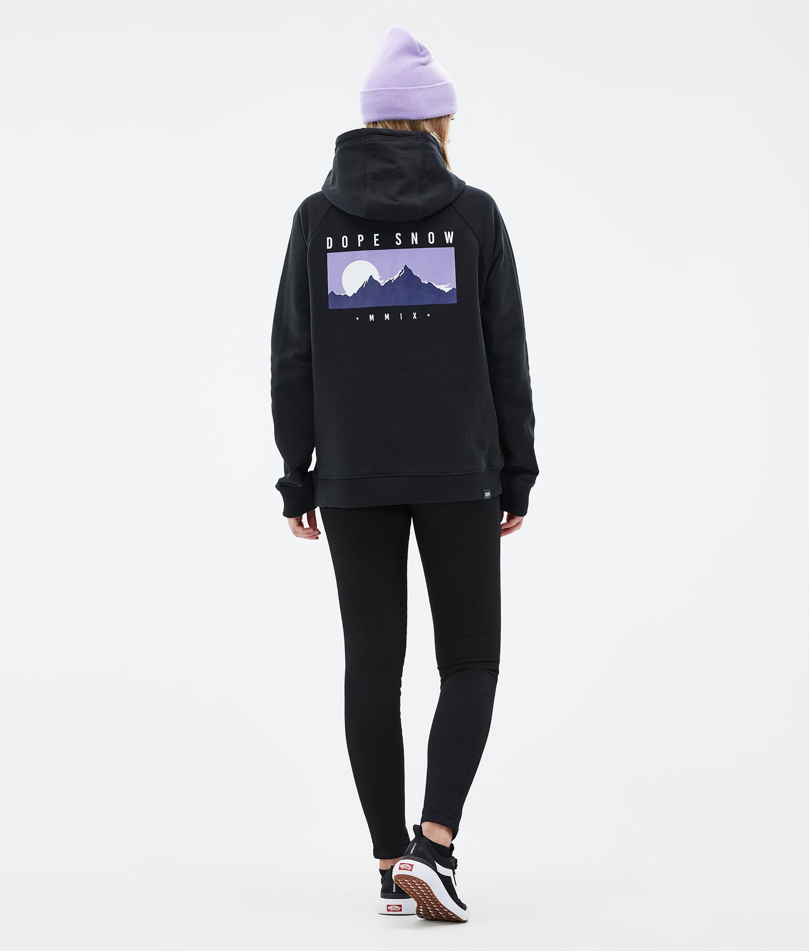 Dope Common W Hood Dam Silhouette Black, Bild 4 av 7