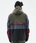 Dope Legacy Track Snowboardjacka Herr Olive Green/Burgundy/Metal Blue/Black, Bild 6 av 8