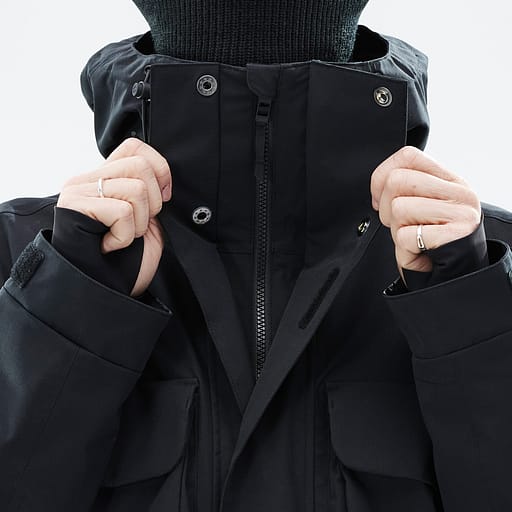 Främre dragkedja med dubbla flikar Huvudproduktbild,