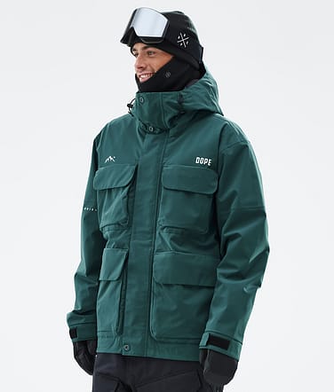 Dope Zenith Snowboardjacka Man Bottle Green