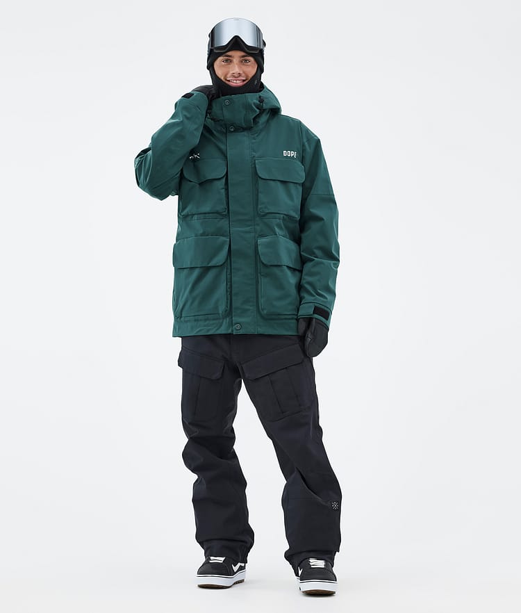 Dope Zenith Snowboardjacka Herr Bottle Green, Bild 2 av 10