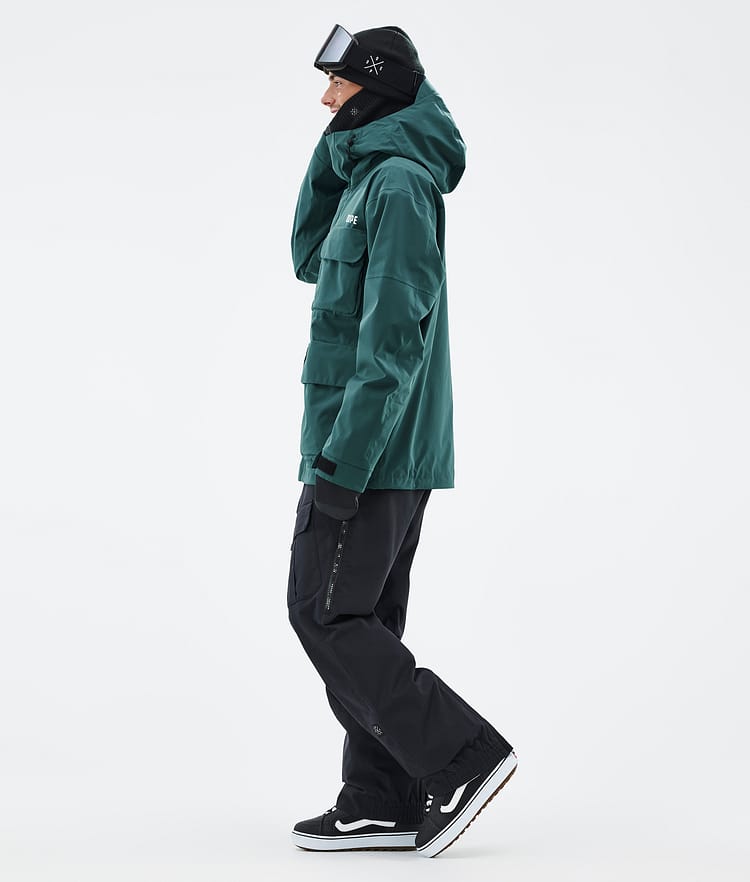 Dope Zenith Snowboardjacka Herr Bottle Green, Bild 3 av 10