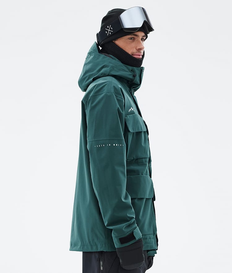 Dope Zenith Snowboardjacka Herr Bottle Green