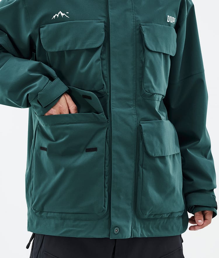 Dope Zenith Snowboardjacka Herr Bottle Green