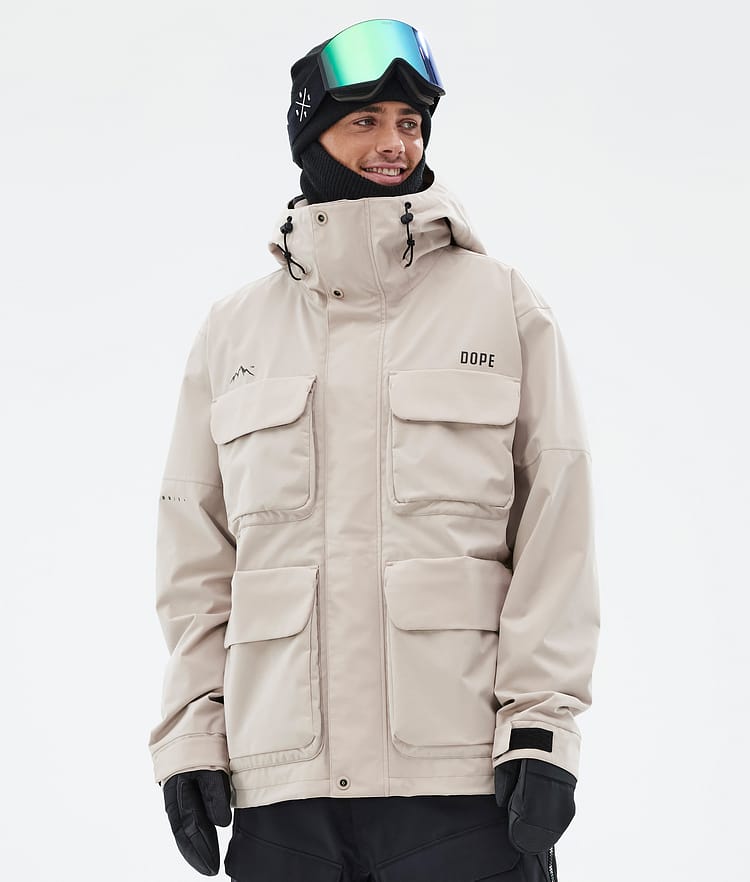 Dope Zenith Snowboardjacka Herr Sand