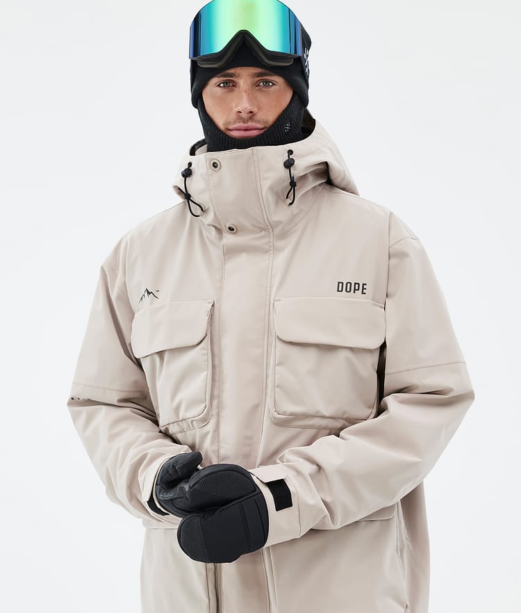 Dope Zenith Snowboardjacka Herr Sand