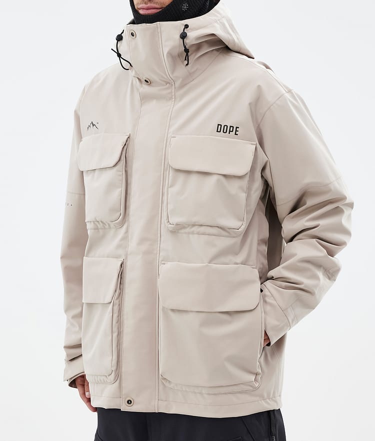 Dope Zenith Snowboardjacka Herr Sand