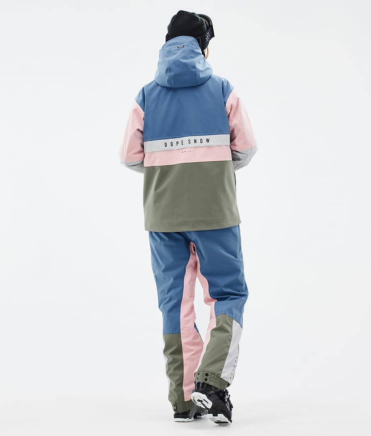 Dope Legacy Track W Skidjacka Dam Blue Steel/Light Grey/Soft Pink/Greenish, Bild 4 av 8