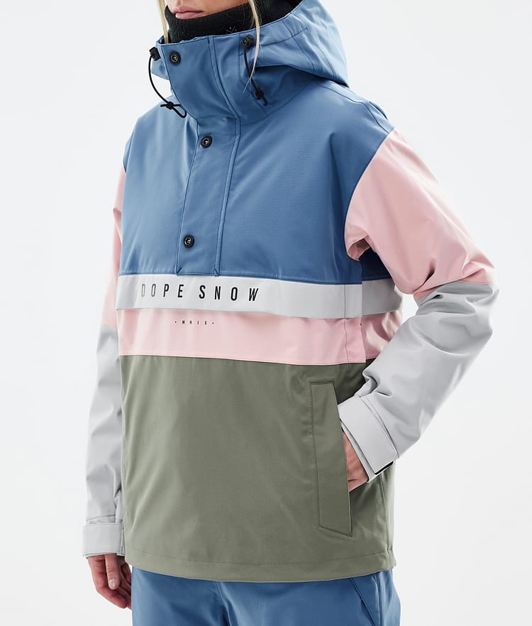 Dope Legacy Track W Skidjacka Dam Blue Steel/Light Grey/Soft Pink/Greenish, Bild 7 av 8