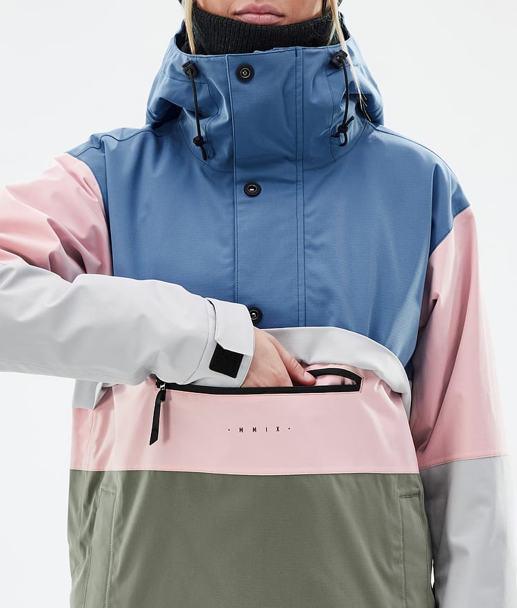 Dope Legacy Track W Skidjacka Dam Blue Steel/Light Grey/Soft Pink/Greenish, Bild 8 av 8