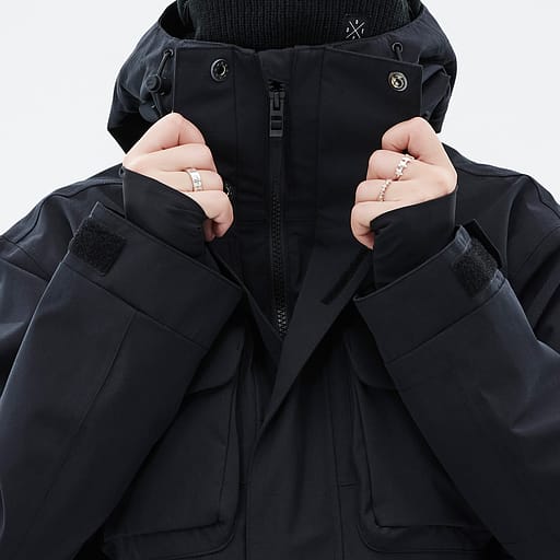 Främre dragkedja med dubbla flikar Huvudproduktbild,