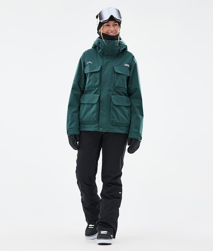 Dope Zenith W Snowboardjacka Dam Bottle Green