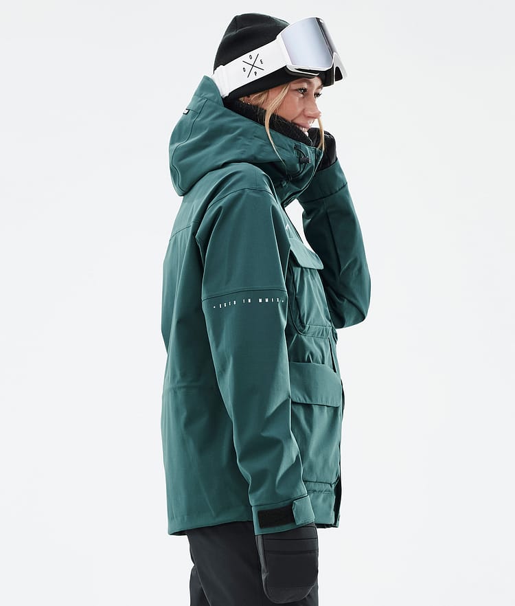Dope Zenith W Snowboardjacka Dam Bottle Green, Bild 5 av 10