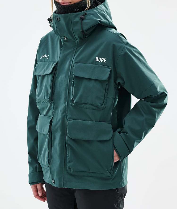 Dope Zenith W Snowboardjacka Dam Bottle Green, Bild 7 av 10