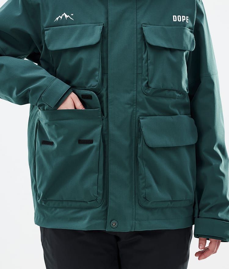 Dope Zenith W Snowboardjacka Dam Bottle Green, Bild 8 av 10