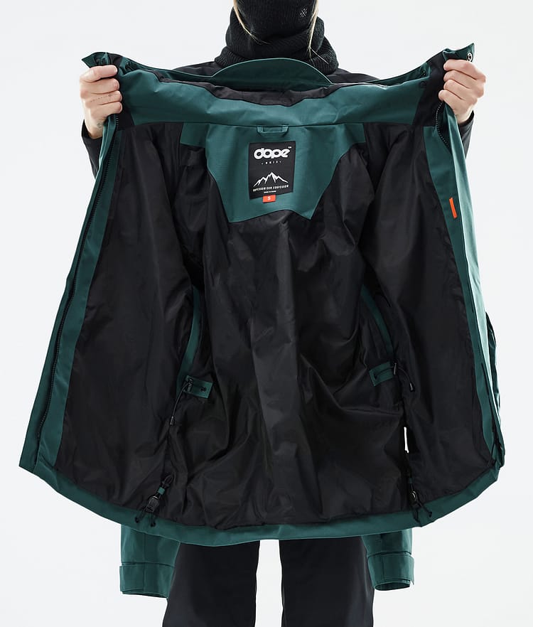 Dope Zenith W Snowboardjacka Dam Bottle Green, Bild 10 av 10