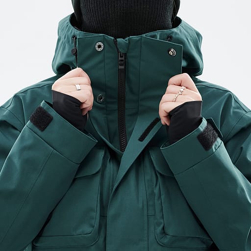 Främre dragkedja med dubbla flikar Huvudproduktbild,