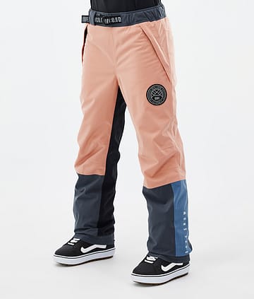Dope Blizzard Track W Snowboardbyxa Dam Faded Peach/Blue Steel/Black/Metal Blue