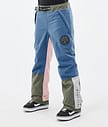 Dope Blizzard Track W Snowboardbyxa Dam Blue Steel/Light Grey/Soft Pink/Greenish