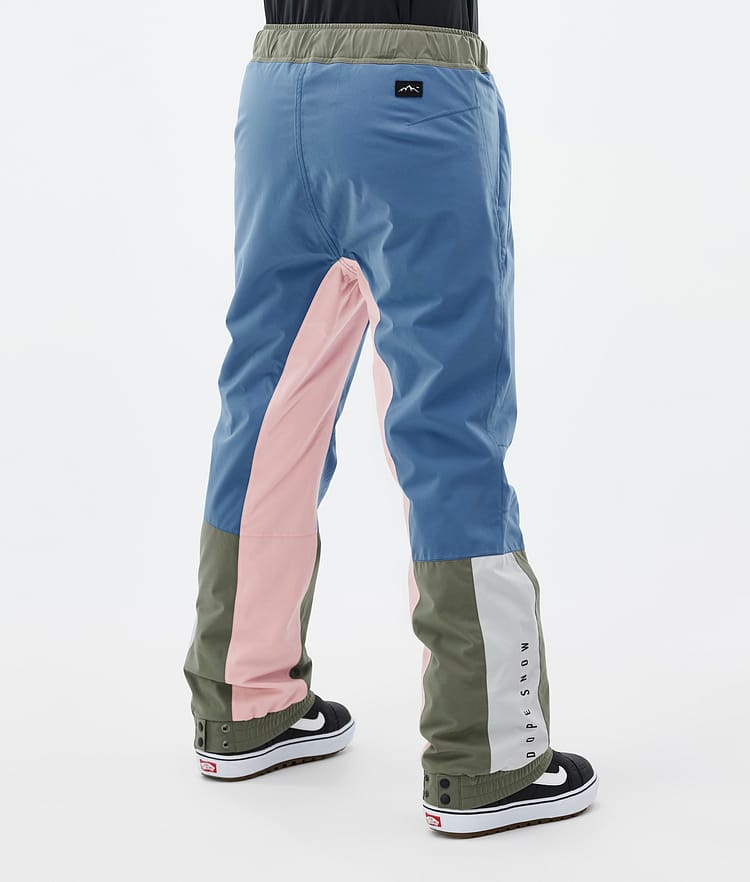 Dope Blizzard Track W Snowboardbyxa Dam Blue Steel/Light Grey/Soft Pink/Greenish