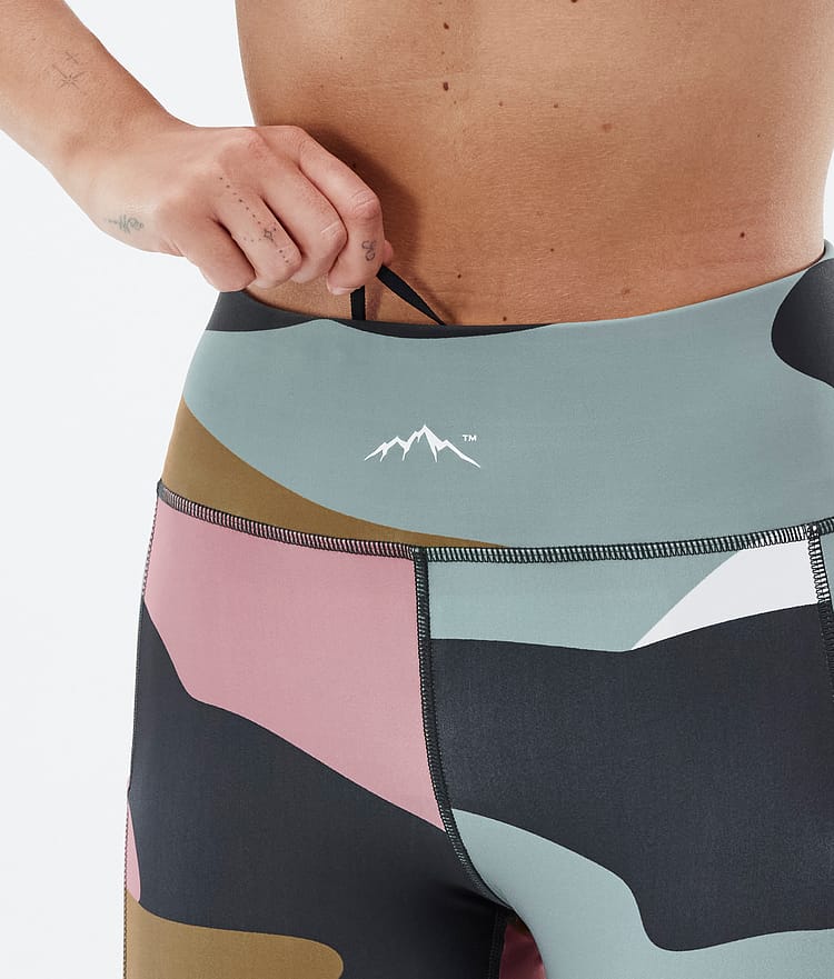 Dope Lofty Tech Leggings Dam Shards Gold Muted Pink, Bild 6 av 8