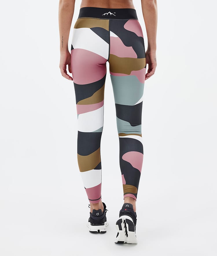 Dope Razor Leggings Dam Shards Gold Muted Pink