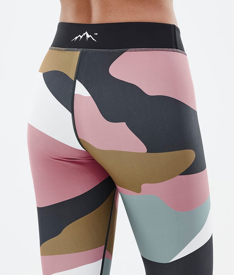 Dope Razor Leggings Dam Shards Gold Muted Pink